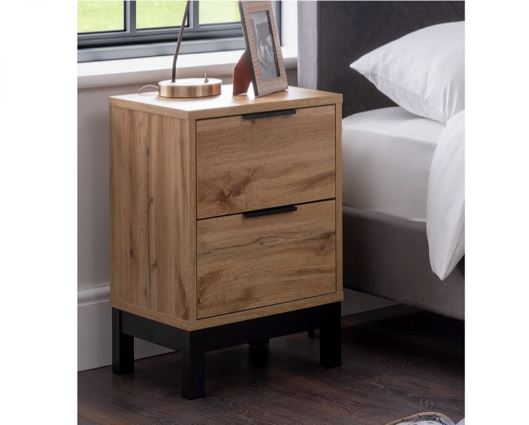 Bonnie 2 Drawer Bedside