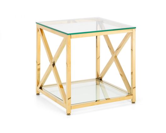 Madison Lamp Table - Gold