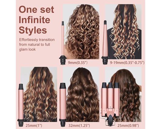 5 in 1 Curling Wand Set