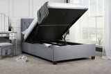 Cologne King Ottoman Bed - Grey