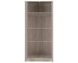 MALVERN 2 DOOR WARDROBE - URBAN SNOW