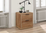 Sullivan 2 Drawer Bedside Table - Oak