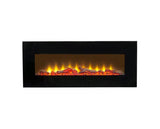 Shelby WM-9331 Electric Wall Mounted Fire with Remote in Black, 42 Inch