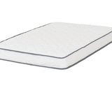 YASMIN 4'6" ROLL UP MATTRESS 18CM (BONNEL SPRING) - WHITE