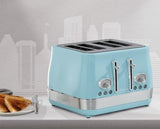 Daewoo Denver 4 Slice Toaster Sky Blue