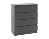 MALVERN 2 DOOR WARDROBE BEDROOM SET - GREY