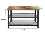 Beau Tall Coffee Table- Dark Oak