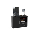 Edgeware 1 Door 2 Drawer Sideboard- Black