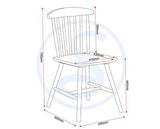 EMERY DINING CHAIR (X2 PER BOX) - WHITE