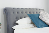 Opulence Double Bed - Grey