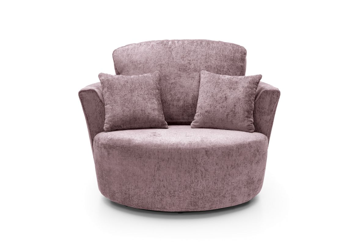 Heidi Swivel Chair - Pink