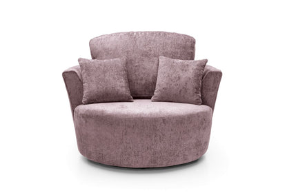 Heidi Swivel Chair - Pink