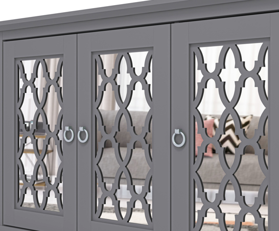 Hector 3 Door Sideboard- Grey