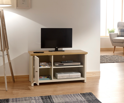 Lachlan Small TV Cabinet- Cream