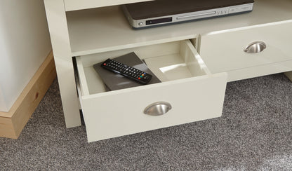 Lachlan Corner TV Unit- Cream