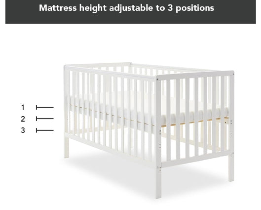 Simple Cot- White