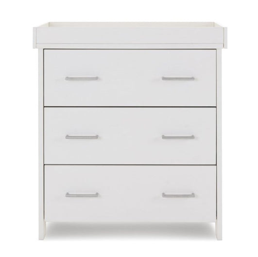 Nina 2 Piece Room Set & Underdrawer - White Wash