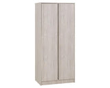 MALVERN 2 DOOR WARDROBE BEDROOM SET - URBAN SNOW