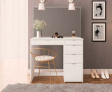 Ayla 5 Drawer Dressing Table- White