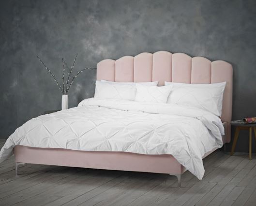 Willow Kingsize Bed - Pink