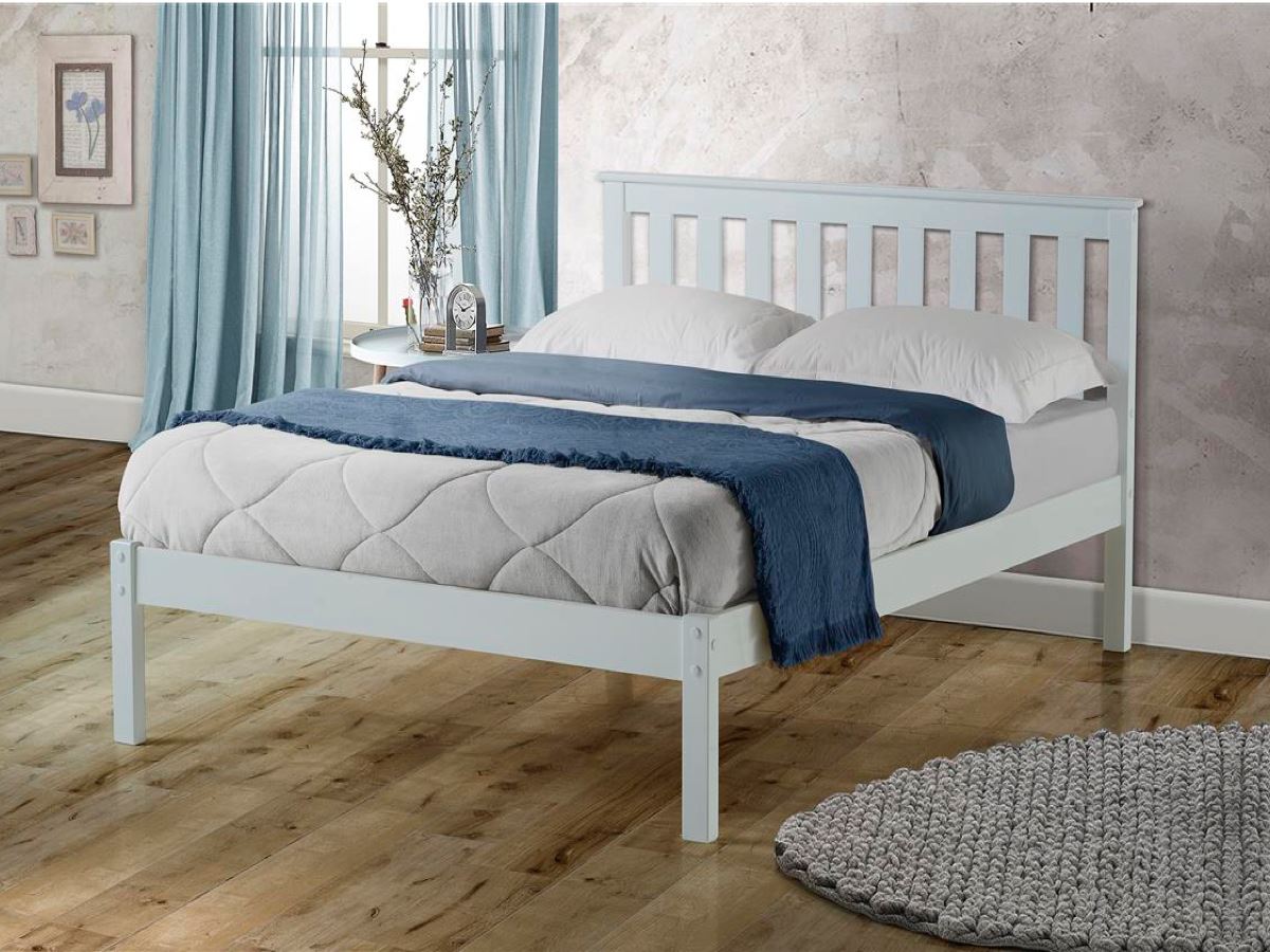 Denver King Bed - White