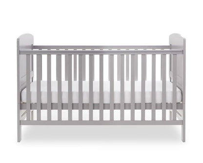 Grady Cot Bed + Fibre Mattress - Warm Grey