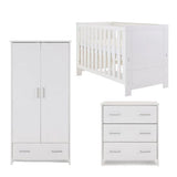 Nina Mini 3 Piece Room Set - White Wash