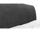 Shelby Diamond Quilted Velvet Super King Bed