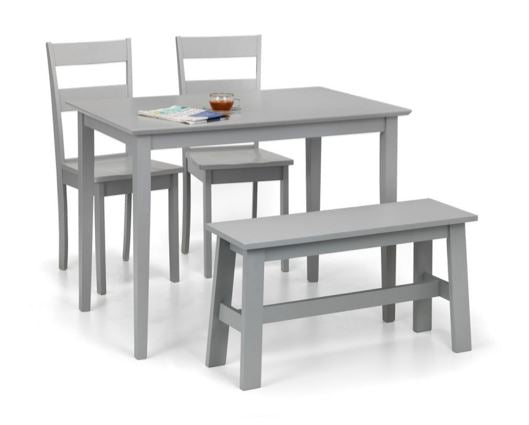 Kennedy Dining Set (Table + 2 + Bench)