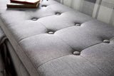 Vanessa Ottoman Bench-Grey