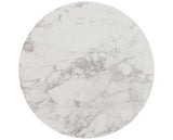 DALLAS SIDE TABLE - MARBLE/BLACK