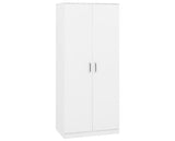 DAKOTA 2 DOOR WARDROBE BEDROOM SET - WHITE