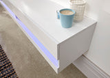 Graze LED 150cm Wall TV Unit-White
