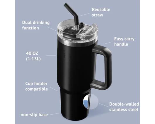 40oz Double Wall Hydrator Tumbler - Peach