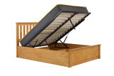 Phoenix Double Ottoman Bed - Oak