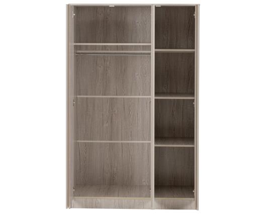 MALVERN 3 DOOR WARDROBE BEDROOM SET - URBAN SNOW