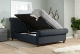 Charlton Side Lift Ottoman King Bed - Charcoal