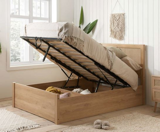 Croxley Ottoman Double Rattan - Bed