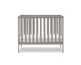 Space Saver Cot & Eco Plus Mattress-Warm Grey
