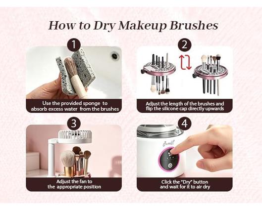 Electric Makeup Brush Cleaner & Dryer