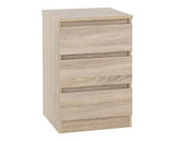 MALVERN 2 DOOR WARDROBE BEDROOM SET - SONOMA OAK EFFECT