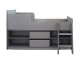 Felix Low Sleeper Bed - Grey