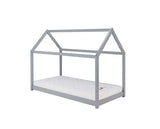 Little House Single Bed - Grey