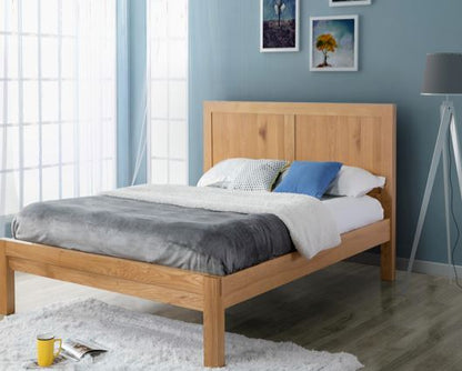 Bellevue Double Bed - Oak