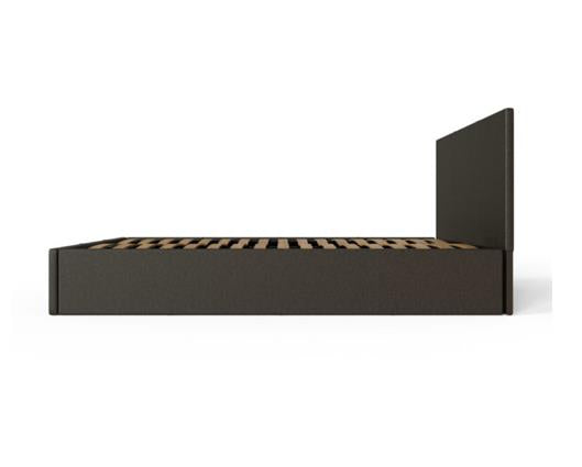 Serena Single Side Lift Ottoman Bed-Grey
