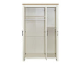 Harper 3 Door Wardrobe - Cream