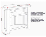WINDSOR CORNER TV UNIT - PEBBLE GREY/OAK