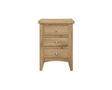 Hounslow 3 Drawer Bedside- Oak