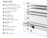 Jay-Be Firm Hybrid 2000 e-Pocket Truecore" Eco-Friendly Mattress - King