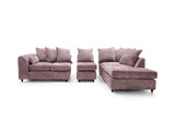 Heidi Right Hand Facing Corner Sofa Plus - Pink